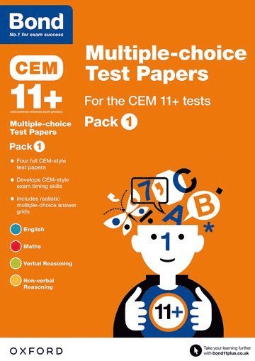 bokomslag Bond 11+: Multiple-choice Test Papers for the CEM 11+ Tests Pack 1: Ready for the 2024 exam