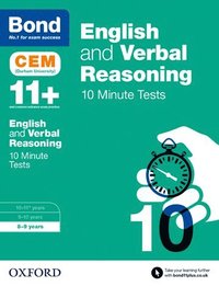 bokomslag Bond 11+: English & Verbal Reasoning: CEM 10 Minute Tests