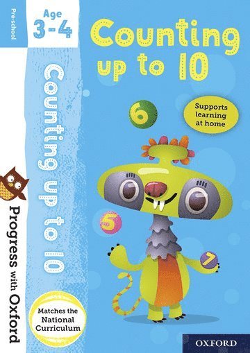 bokomslag Progress with Oxford: Progress with Oxford: Counting Age 3-4 - Prepare for School with Essential Maths Skills