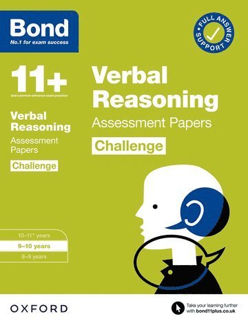 bokomslag Bond 11+: Bond 11+ Verbal Reasoning Challenge Assessment Papers 9-10 years