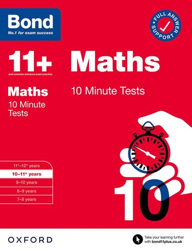 bokomslag Bond 11+: 10 Minute Tests Maths 10-11 years: For 11+ GL assessment and Entrance Exams