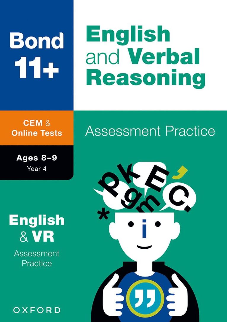 Michellejoy Hughes, Bond 11+, Bond 11 - Bond 11+ CEM English & Verbal Reasoning Assessment Papers 8-9 Years (now Cambridge Select Insight), Häftad