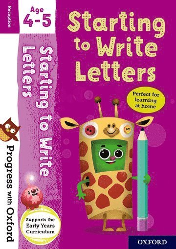 bokomslag Progress with Oxford: Progress with Oxford: Starting to Write Letters Age 4-5- Practise for School with Essential English Skills