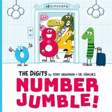 Tony Bradman - The Digits: Number Jumble, Häftad