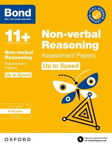 Alison Primrose, Bond 11+, Bond 11 - Bond 11+ Non-verbal Reasoning Up to Speed Assessment Papers with Answer Support 9-10 Years (for GL Assessment & other 11 plus exams), Häftad