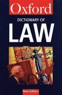 bokomslag A Dictionary of Law