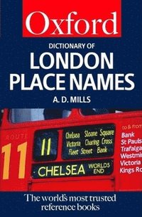 bokomslag Dictionary Of London Place-Names