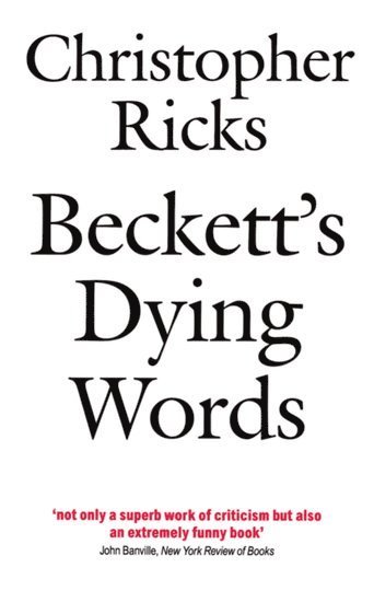 bokomslag Beckett's Dying Words