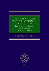 bokomslag McMeel on the Construction of Contracts
