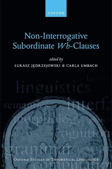 bokomslag Non-Interrogative Subordinate Wh-Clauses