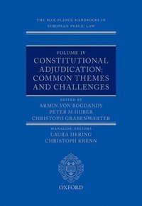 bokomslag The Max Planck Handbooks in European Public Law