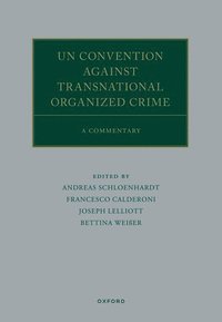 bokomslag UN Convention against Transnational Organized Crime