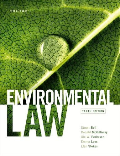 Stuart Bell, Donald McGillivray, Ole Pedersen, Emma Lees, Elen Stokes - Environmental Law, Häftad