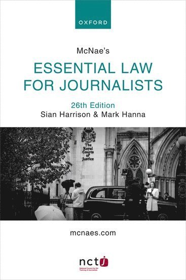 McNae's Essential Law for Journalists 1