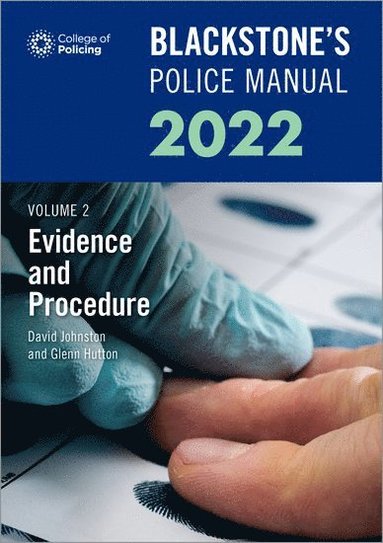 Glenn Hutton, David Johnston - POLICE MANUAL V   BLACKSTONES, Häftad