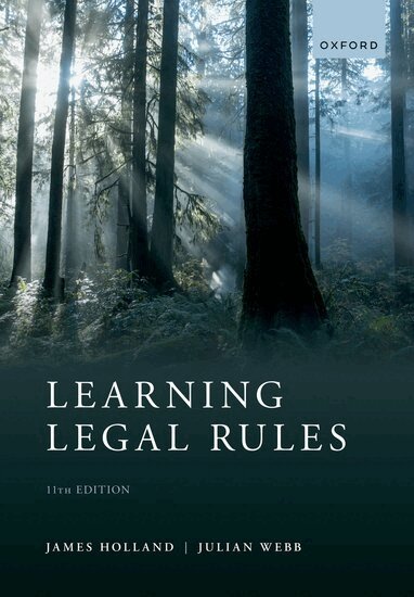 James Holland, Julian Webb - Learning Legal Rules, Häftad