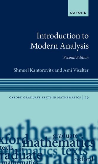 Shmuel Kantorovitz, Ami Viselter - Introduction to Modern Analysis, Häftad