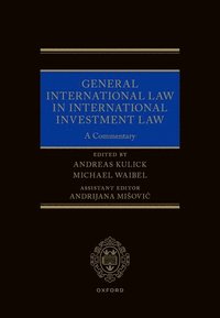 bokomslag General International Law in International Investment Law