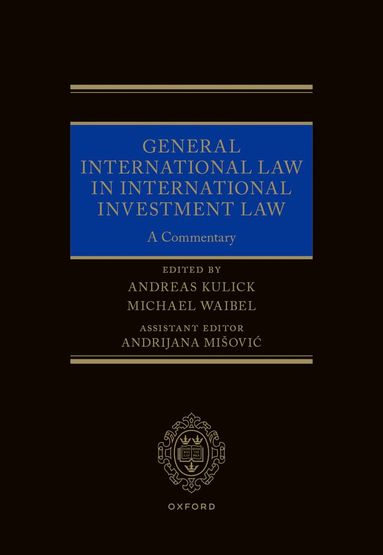 bokomslag General International Law in International Investment Law