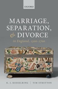 bokomslag Marriage, Separation, and Divorce in England, 1500-1700
