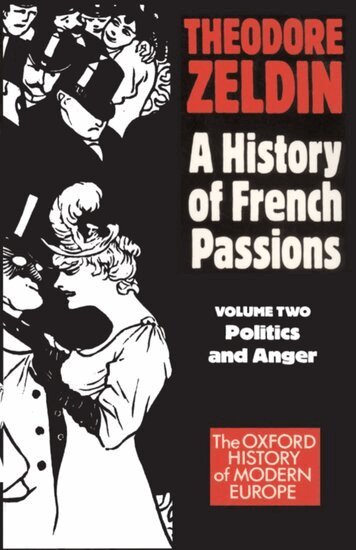 Theodore Zeldin - Politics and Anger, Häftad