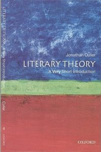 bokomslag Literary theory - very short introductio