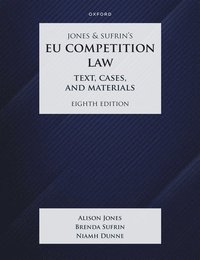 bokomslag Jones & Sufrin's EU Competition Law: Text, Cases & Materials