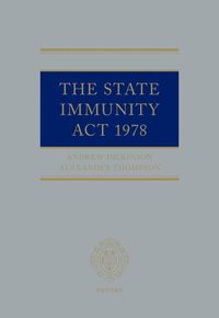 bokomslag State Immunity Act 1978