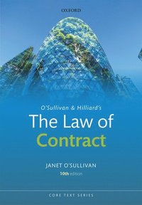 bokomslag O'Sullivan & Hilliard's The Law of Contract