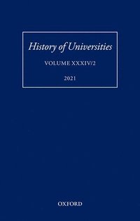 bokomslag History of Universities: Volume XXXIV/2