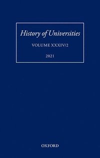 bokomslag History of Universities: Volume XXXIV/2