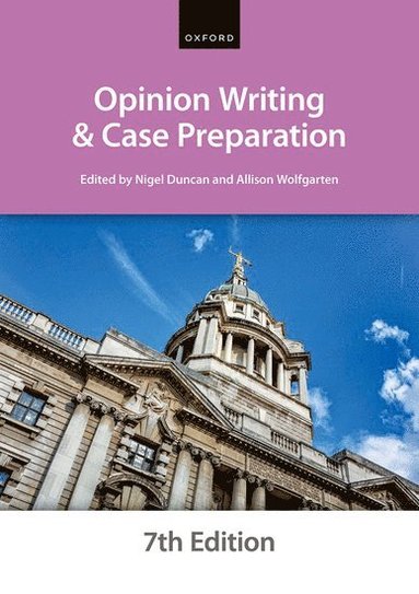 bokomslag Opinion Writing and Case Preparation