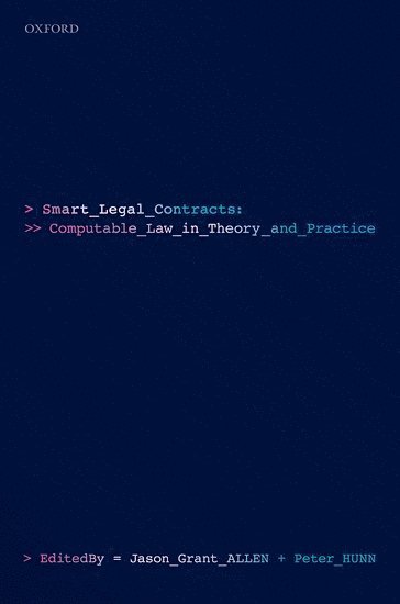 Smart Legal Contracts 1