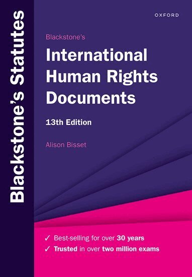 Alison Bisset - Blackstone's International Human Rights Documents, Häftad