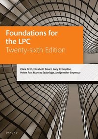 bokomslag Foundations for the LPC