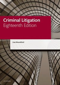 bokomslag Criminal Litigation