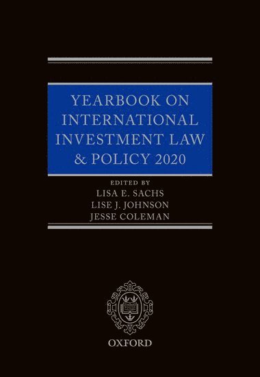 bokomslag Yearbook on International Investment Law & Policy 2020