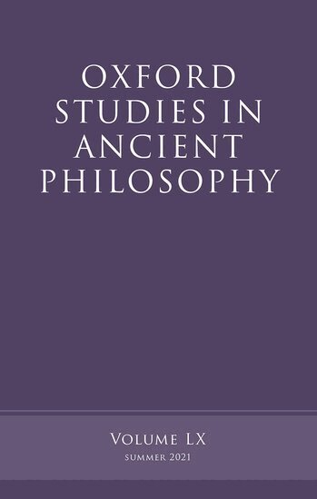 Victor Caston - Oxford Studies in Ancient Philosophy, Volume 60, Häftad