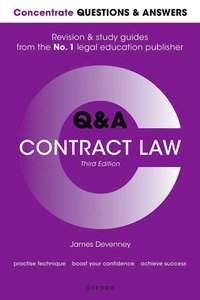 bokomslag Concentrate Questions and Answers Contract Law