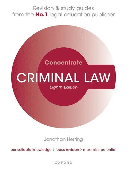 Criminal Law Concentrate 1