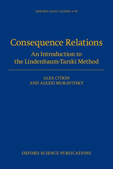 bokomslag Consequence Relations