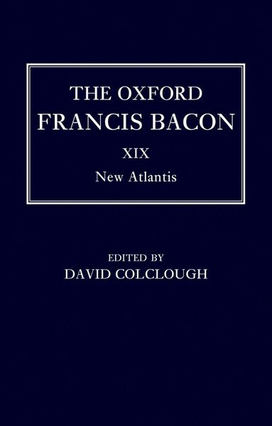 bokomslag The Oxford Francis Bacon XIX