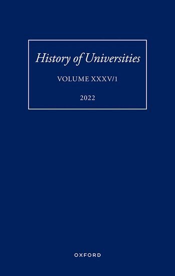 Robin Darwall-Smith, Peregrine Horden - History of Universities XXXV / 1, Inbunden