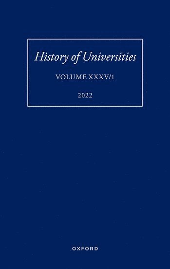 bokomslag History of Universities XXXV / 1