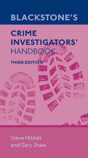 bokomslag Blackstone's Crime Investigators' Handbook