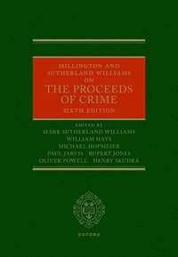 bokomslag Millington and Sutherland Williams on the Proceeds of Crime