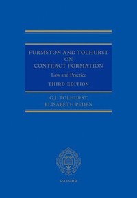 bokomslag Furmston and Tolhurst on Contract Formation