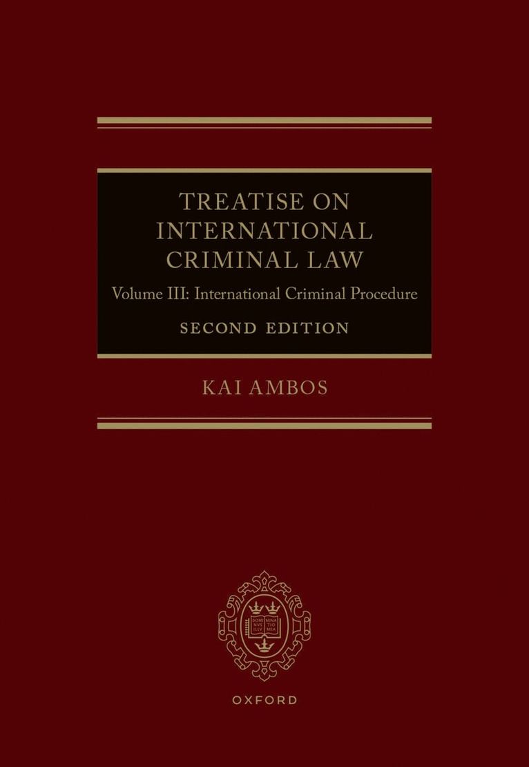 Volume III: Treatise on International Criminal Law 1