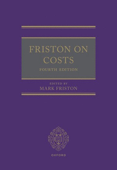 bokomslag Friston on Costs