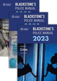 bokomslag Blackstone's Police Manuals Three Volume Set 2023